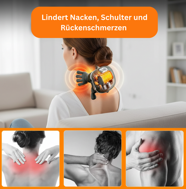 Wohltuender Nacken- und Schultermassager