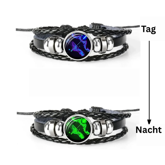 Leuchtende Sternzeichenarmbänder